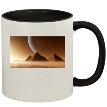 Desert 11oz Colored Inner & Handle Mug