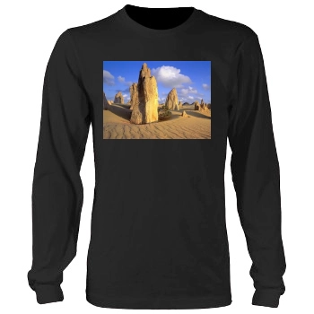 Desert Men's Heavy Long Sleeve TShirt