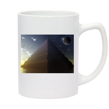 Desert 14oz White Statesman Mug