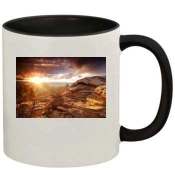 Desert 11oz Colored Inner & Handle Mug