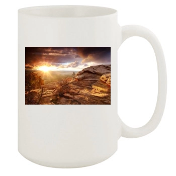 Desert 15oz White Mug