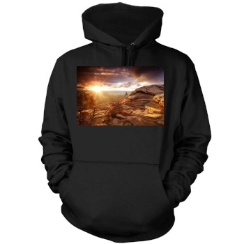 Desert Mens Pullover Hoodie Sweatshirt