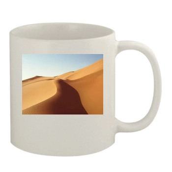 Desert 11oz White Mug