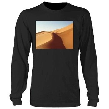 Desert Men's Heavy Long Sleeve TShirt