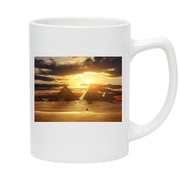 Desert 14oz White Statesman Mug