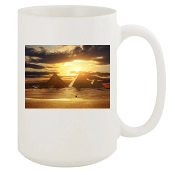 Desert 15oz White Mug