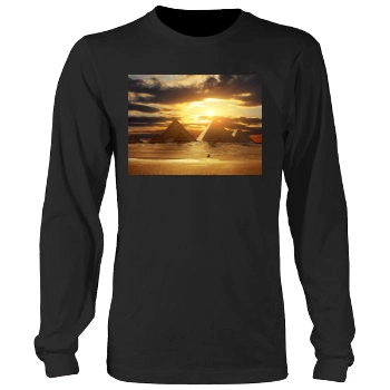 Desert Men's Heavy Long Sleeve TShirt