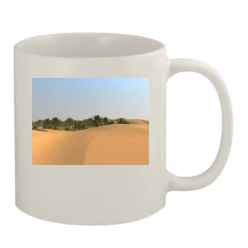 Desert 11oz White Mug