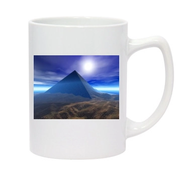 Desert 14oz White Statesman Mug