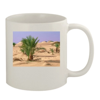 Desert 11oz White Mug