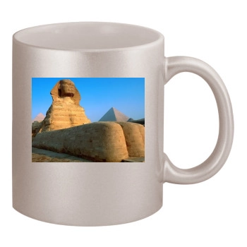 Desert 11oz Metallic Silver Mug