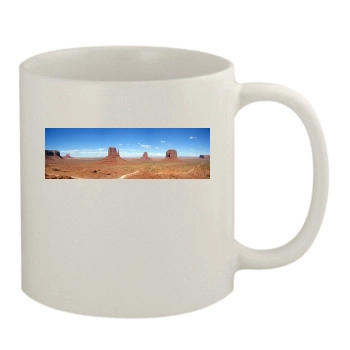 Desert 11oz White Mug