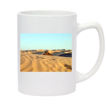 Desert 14oz White Statesman Mug