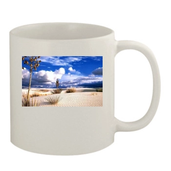 Desert 11oz White Mug