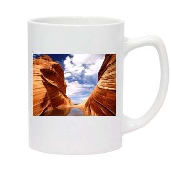 Desert 14oz White Statesman Mug