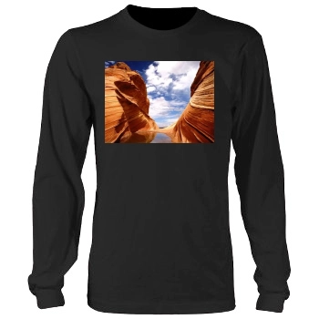 Desert Men's Heavy Long Sleeve TShirt