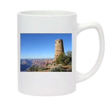 Desert 14oz White Statesman Mug