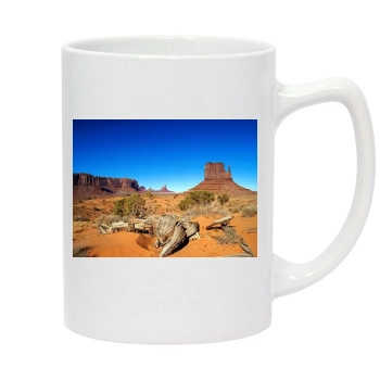 Desert 14oz White Statesman Mug