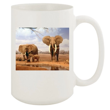 Desert 15oz White Mug