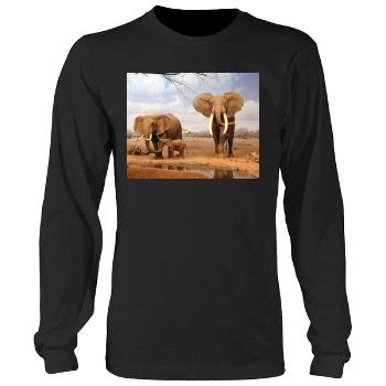 Desert Men's Heavy Long Sleeve TShirt