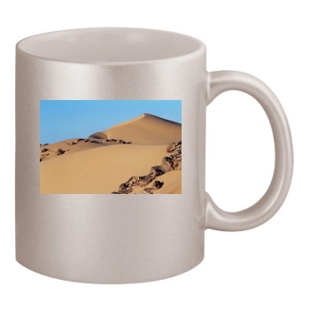 Desert 11oz Metallic Silver Mug