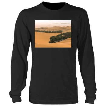 Desert Men's Heavy Long Sleeve TShirt