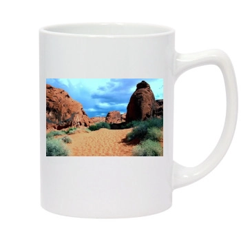 Desert 14oz White Statesman Mug