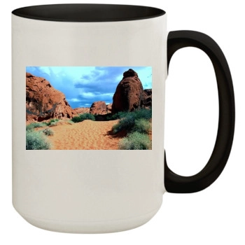 Desert 15oz Colored Inner & Handle Mug