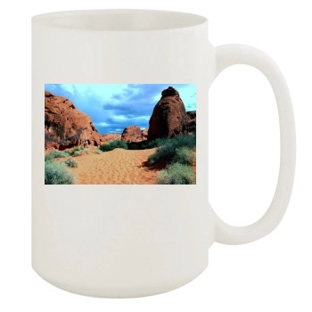 Desert 15oz White Mug