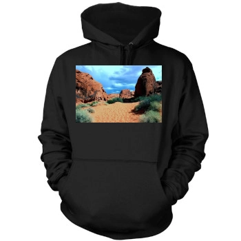 Desert Mens Pullover Hoodie Sweatshirt