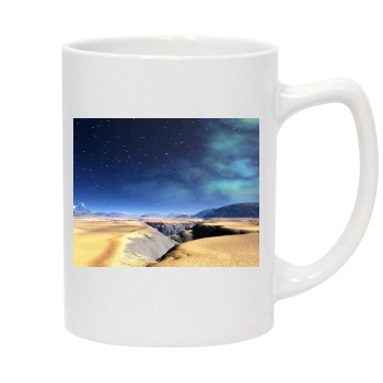 Desert 14oz White Statesman Mug