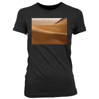 Desert Women's Junior Cut Crewneck T-Shirt