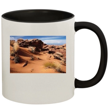 Desert 11oz Colored Inner & Handle Mug