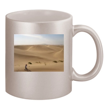 Desert 11oz Metallic Silver Mug