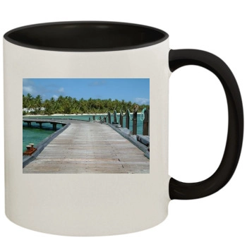 Islands 11oz Colored Inner & Handle Mug