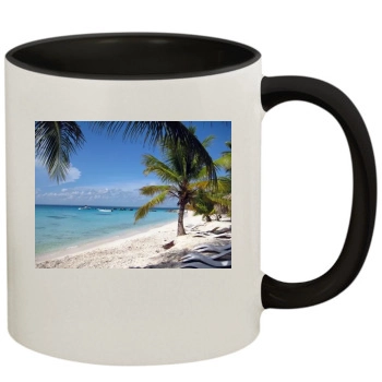 Islands 11oz Colored Inner & Handle Mug