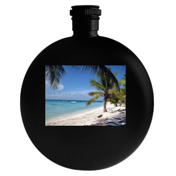 Islands Round Flask