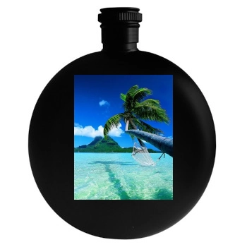 Islands Round Flask