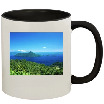 Islands 11oz Colored Inner & Handle Mug