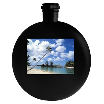 Islands Round Flask