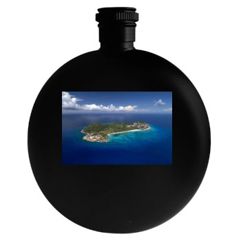 Islands Round Flask