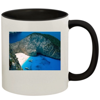 Islands 11oz Colored Inner & Handle Mug