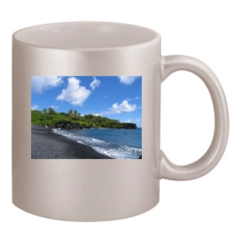 Islands 11oz Metallic Silver Mug