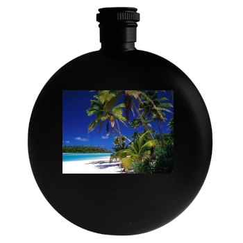 Islands Round Flask