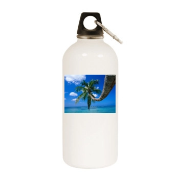 Islands White Water Bottle With Carabiner