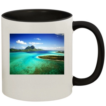 Islands 11oz Colored Inner & Handle Mug