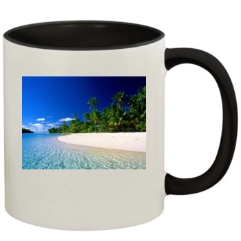 Islands 11oz Colored Inner & Handle Mug