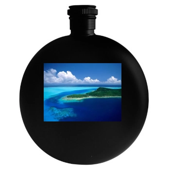 Islands Round Flask