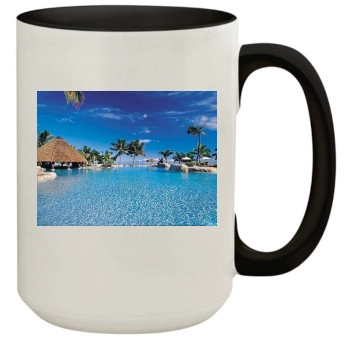 Islands 15oz Colored Inner & Handle Mug