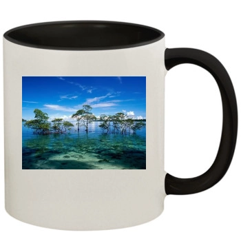 Islands 11oz Colored Inner & Handle Mug